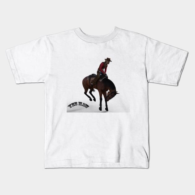 Yee Haw ! Kids T-Shirt by MarsDrive